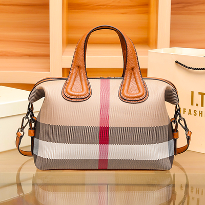 Dove Grey Leather Mini Bloomsbury Reversible Handbag main image 1